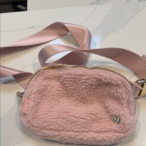 lululemon athletica Blush Sherpa Crossbody Bag